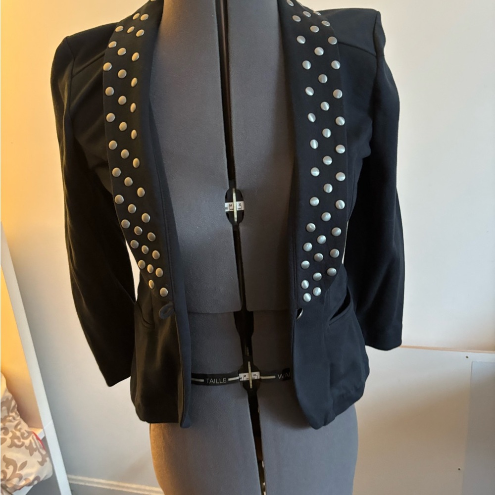 Juicy Couture Black Studded Blazer